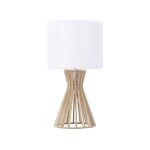 Lampe  poser marron blanc