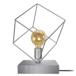 Lampes � poser m�tal, aluminium, h37xd35xp35cm