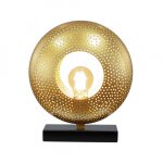 Lampe en m�tal dor�