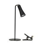 Lampe  poser en mtal noir
