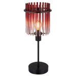 Lampe  poser mtal noir mat, 37, 5cm