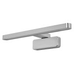 Lampe de salle de bain lumineuse en aluminium chromé, 40cm Lampe de salle de bain lumineuse en aluminium chromé, 40cm