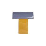 Lampe de salon en fer violet brillant, 32x15x34 cm