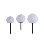 Lampe solaire en plastique blanc Lampe solaire en plastique blanc