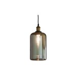 Lampe suspendue en verre transparent Lampe suspendue en verre transparent
