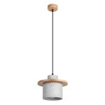 Lampe à suspension béton gris h 125 cm Lampe à suspension béton gris h 125 cm
