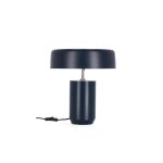 Lampe de table bleue en mtal h35