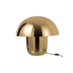 Lampe de table champignon 50 cm en mtal dor