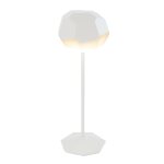 Lampe de table design aluminium blanc h33cm Lampe de table design aluminium blanc h33cm