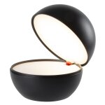 Lampe de table design aluminium noir h11cm Lampe de table design aluminium noir h11cm