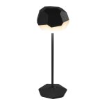 Lampe de table design aluminium noir h33cm Lampe de table design aluminium noir h33cm