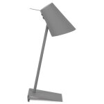 Lampe de table grise h54cm