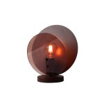 Lampe de table m�tal brun 22x30x32. 5cm