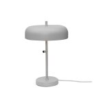 Lampe de table mtal gris clair 30cm