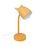 Lampe de table mtal jaune 18x12, 5x31cm