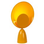 Lampe de table mtal jaune ocre 25. 5 cm