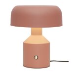 Lampe de table m�tal orange �25cm