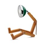 Lampe de table mr. wattson en bois vert chiltern