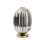 Lampe de table or en verre 20xh35cm