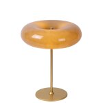 Lampe de table verre 3 lumires taupe