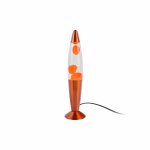 Lampe de table verre orange �8. 6x35. 5cm
