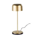 Lampe tactile en mtal dor bross