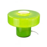 Lampe  poser en verre vert