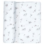 Lange en gaze de coton h 120 x l 120 cm