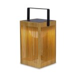 Lanterne solaire d'extérieur sans fil h24cm marron Lanterne solaire d'extérieur sans fil h24cm marron