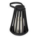 Lanterne solaire extrieure plastique noir 14. 5x21. 5 cm