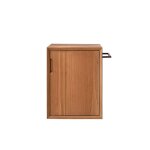 Lave main en teck massif suspendu 40 cm