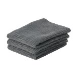 Lavette en coton anthracite