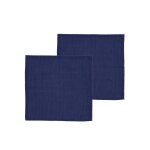 Lavette coton bio bleu roi