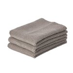 Lavette en coton taupe