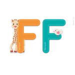 Lettre f sophie la girafe