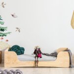 Lit 70x140 sommier inclus beige
