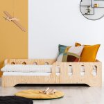 Lit 90x190 entrée gauche sommier inclus beige Lit 90x190 entrée gauche sommier inclus beige
