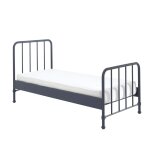 Lit 90x200 sommier inclus bleu Lit 90x200 sommier inclus bleu