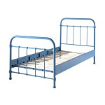 Lit 90x200 sommier inclus bleu