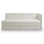 Lit ado avec rangement, deux places, cr�me