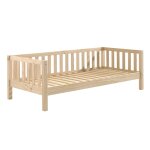 Lit banquette 90x200cm en pin naturel