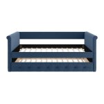 Lit banquette bleu nuit 90 x 190 cm Lit banquette bleu nuit 90 x 190 cm