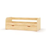 Lit banquette gigogne bois massif 80x200 cm