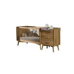 Lit bb combin volutif 70x140 chne vintage