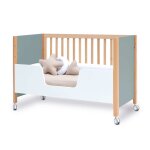 Lit bb - lit d'enfant - canap - bureau 60x120 cm (4en1) bois / vert