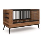 Lit b�b� �volutif 70x140 vintage noyer