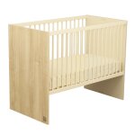 Lit b�b� �volutif avec t�tes panneaux imitation bois