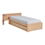Lit en bois massif vernie 90x190 cm Lit en bois massif vernie 90x190 cm