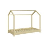 Lit cabane 90x200 en pin massif naturel Lit cabane 90x200 en pin massif naturel