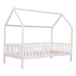 Lit cabane pour enfant 190x90cm blanc Lit cabane pour enfant 190x90cm blanc